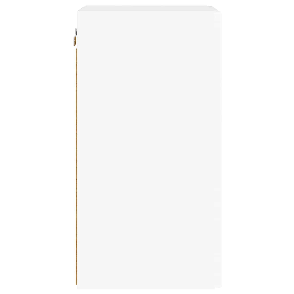 TV Wall Cabinet Wall-mounted 2 pcs Gloss White 30 x 31 x 60 cm