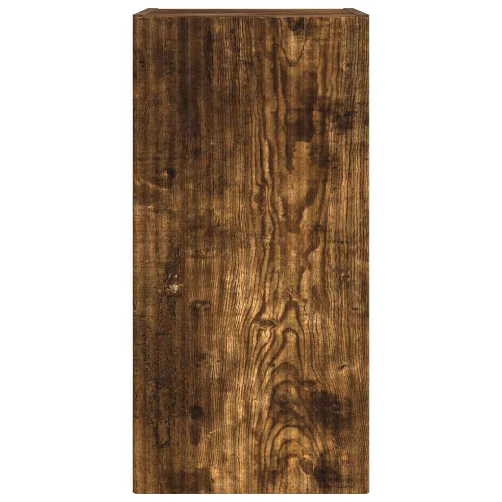 TV Wall Cabinet Smoked Oak 30 x 31 x 60 cm Engineered Wood