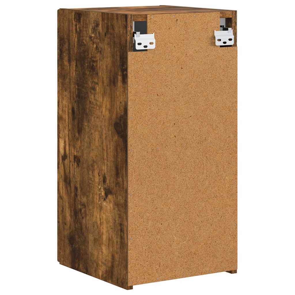 TV Wall Cabinet Wall-mounted 2 pcs Smoked Oak 30 x 31 x 60 cm