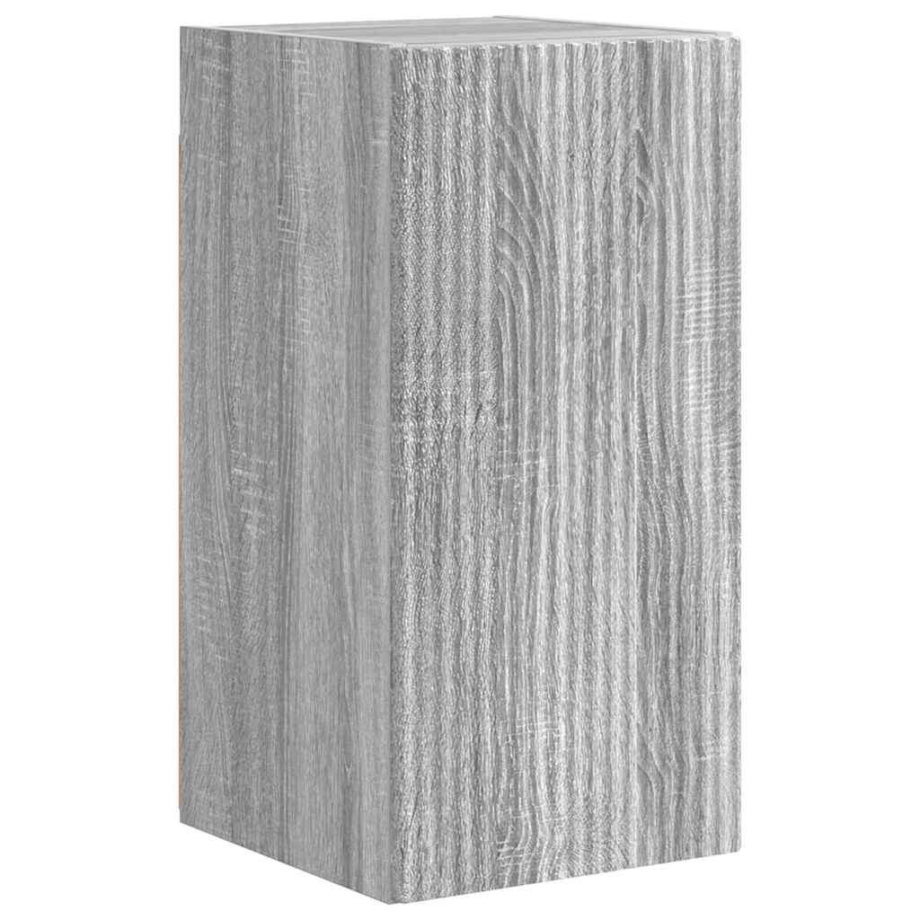 TV Wall Cabinet Grey Sonoma 30 x 31 x 60 cm Engineered Wood