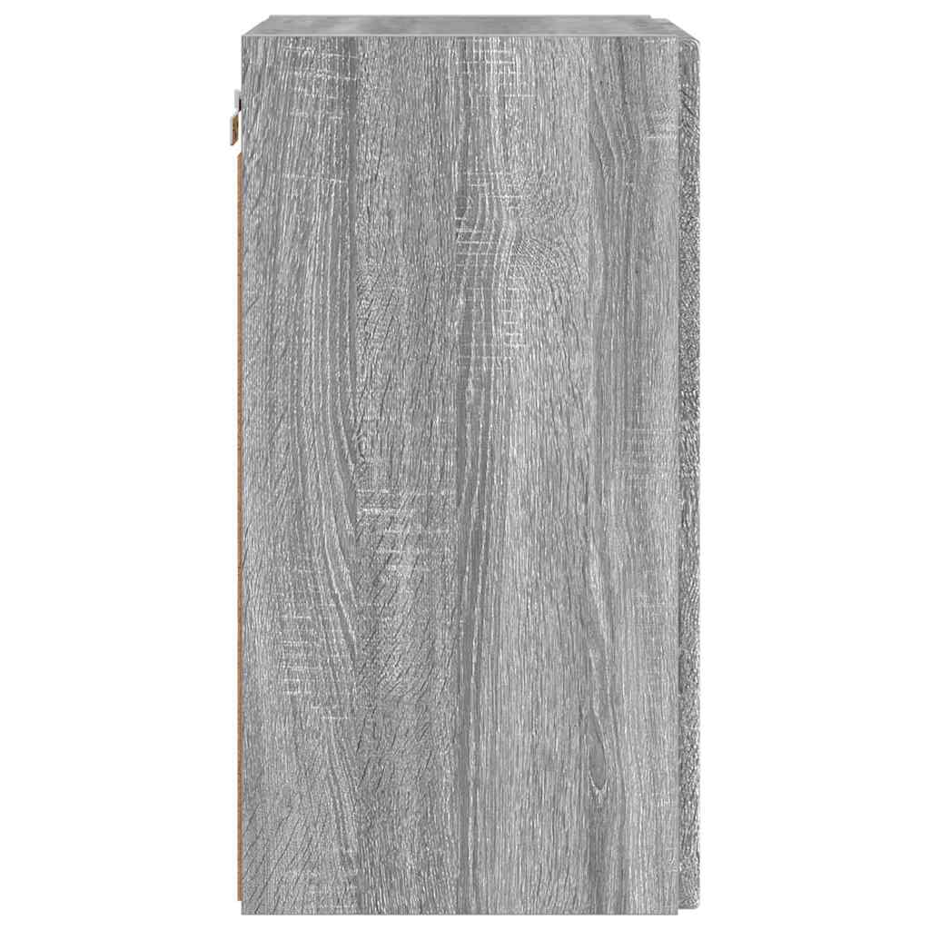 TV Wall Cabinet Grey Sonoma 30 x 31 x 60 cm Engineered Wood