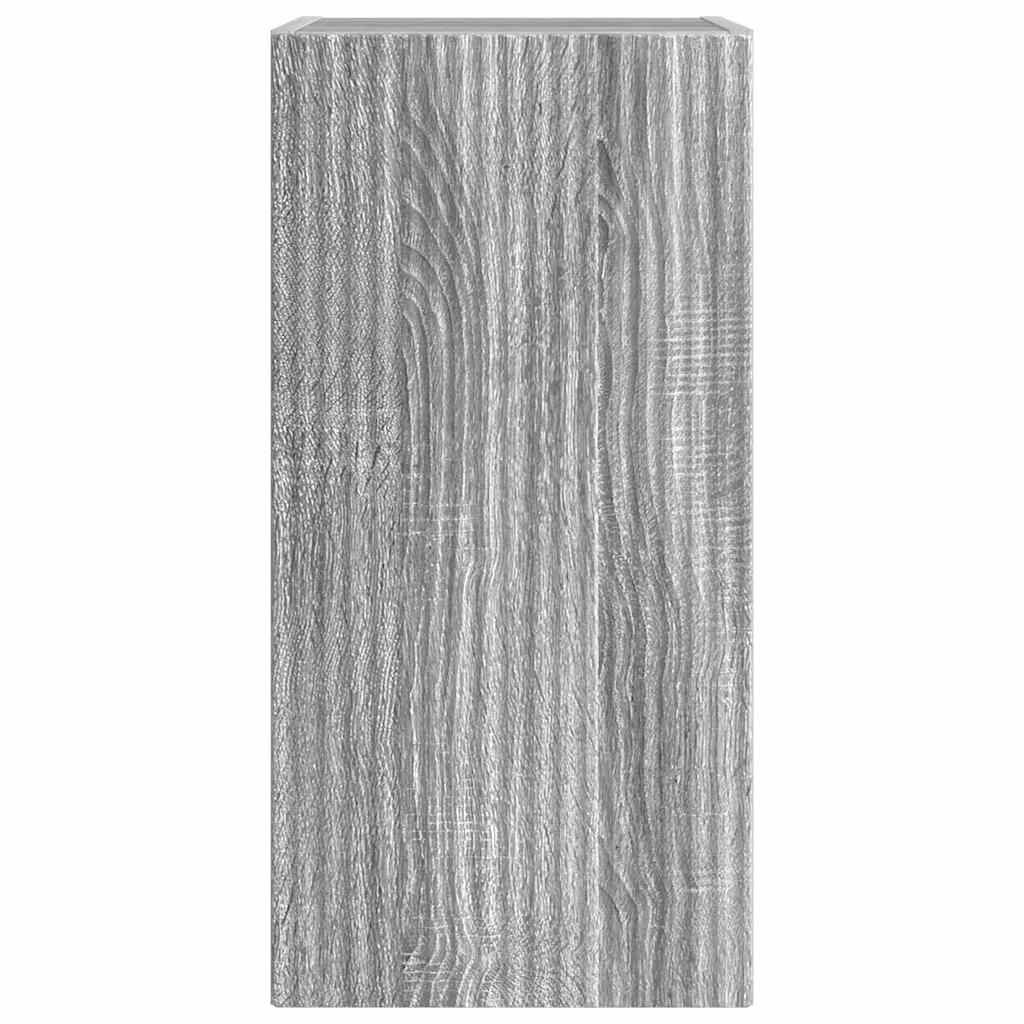 TV Wall Cabinet Wall-mounted 2 pcs Grey Sonoma 30 x 31 x 60 cm
