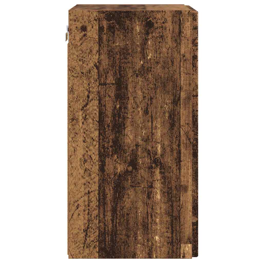 TV Wall Cabinet 2 pcs Old Wood 30 x 31 x 60 cm Engineered Wood