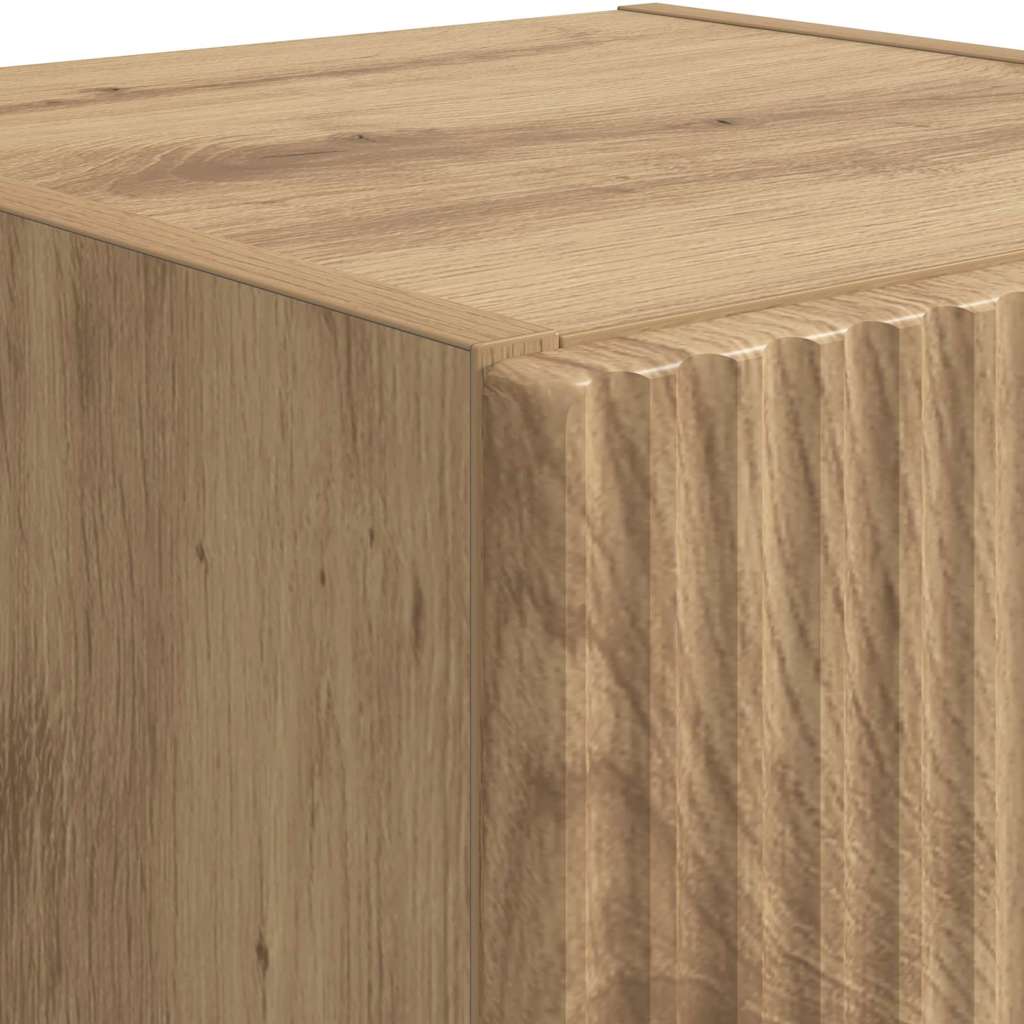 TV Wall Cabinet Artisian Oak 30 x 31 x 60 cm Engineered Wood