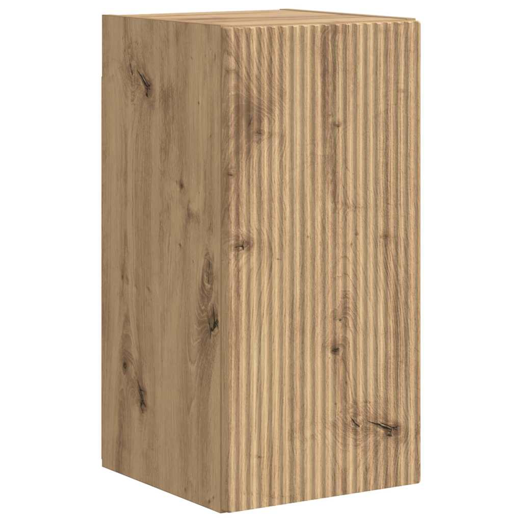 TV Wall Cabinet Wall-mounted 2 pcs Artisian Oak 30 x 31 x 60 cm
