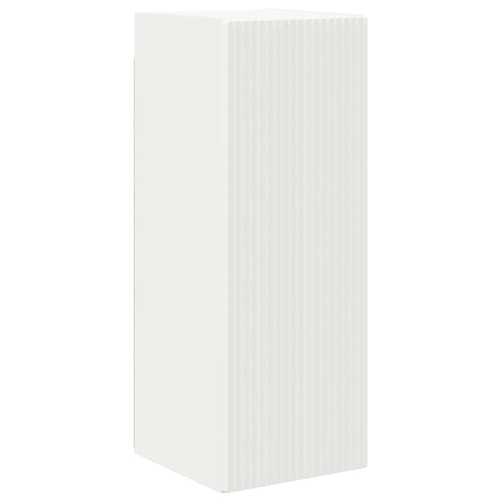 TV Wall Cabinet White 30 x 31 x 80 cm Engineered Wood