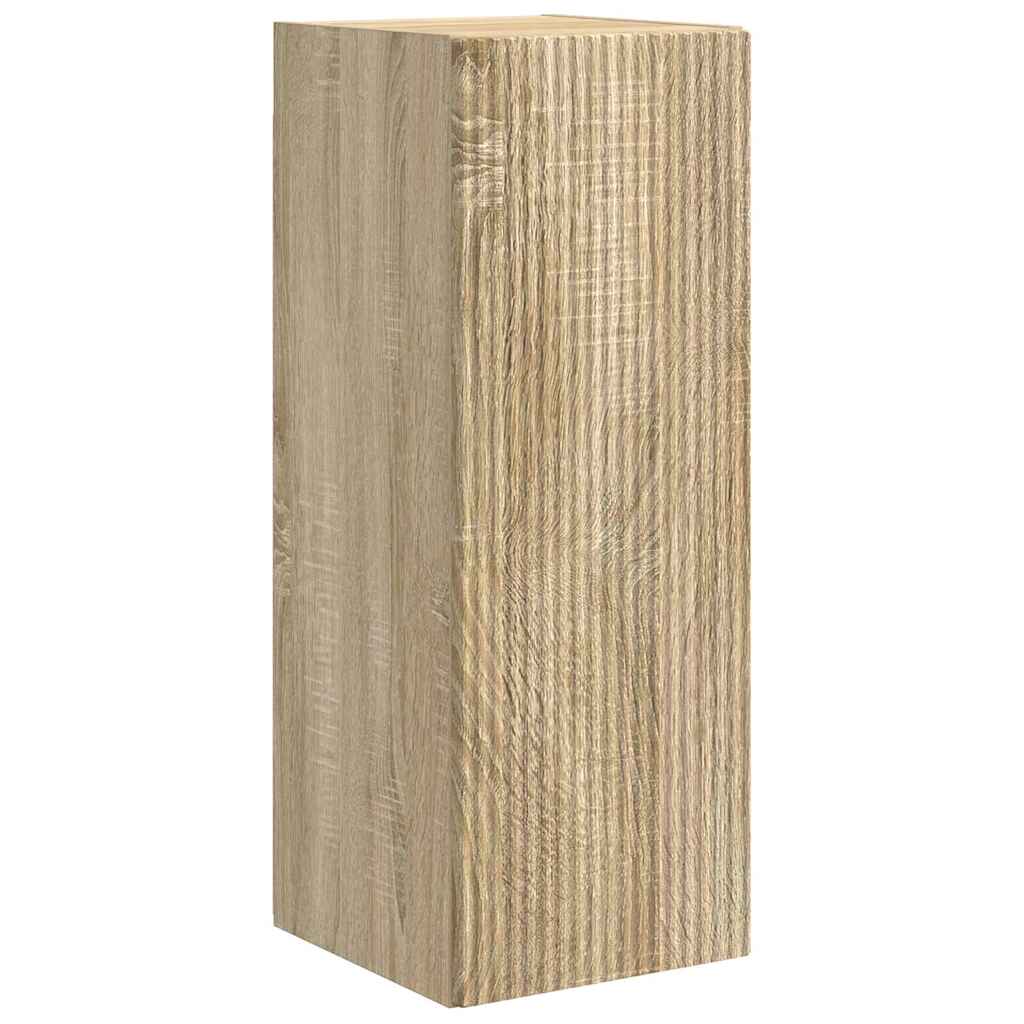 TV Wall Cabinet Sonoma 30 x 31 x 80 cm Engineered Wood