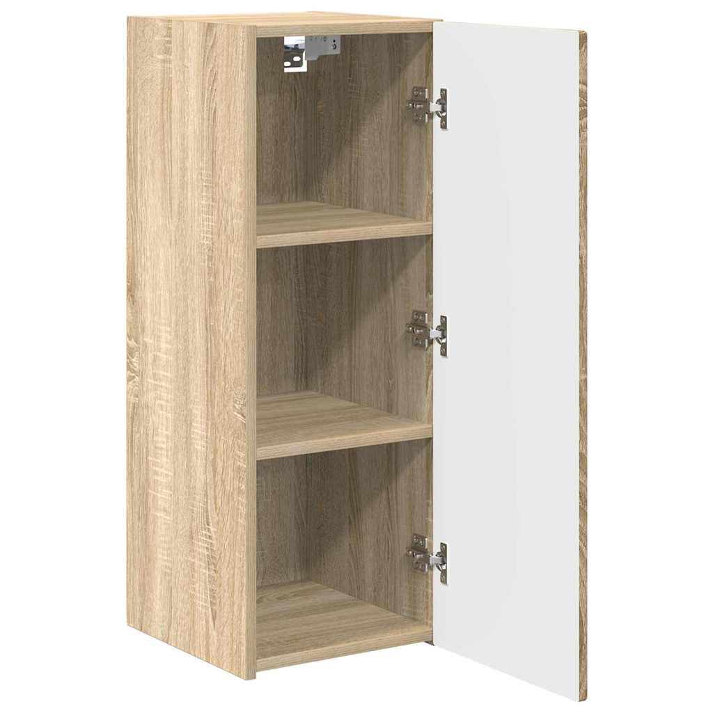 TV Wall Cabinet Sonoma 30 x 31 x 80 cm Engineered Wood