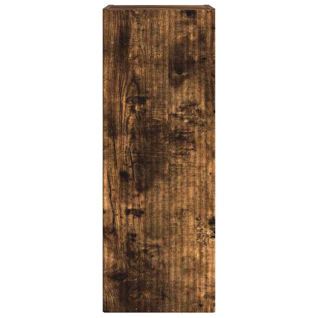 TV Wall Cabinet Wall-mounted 2 pcs Smoked Oak 30 x 31 x 80 cm