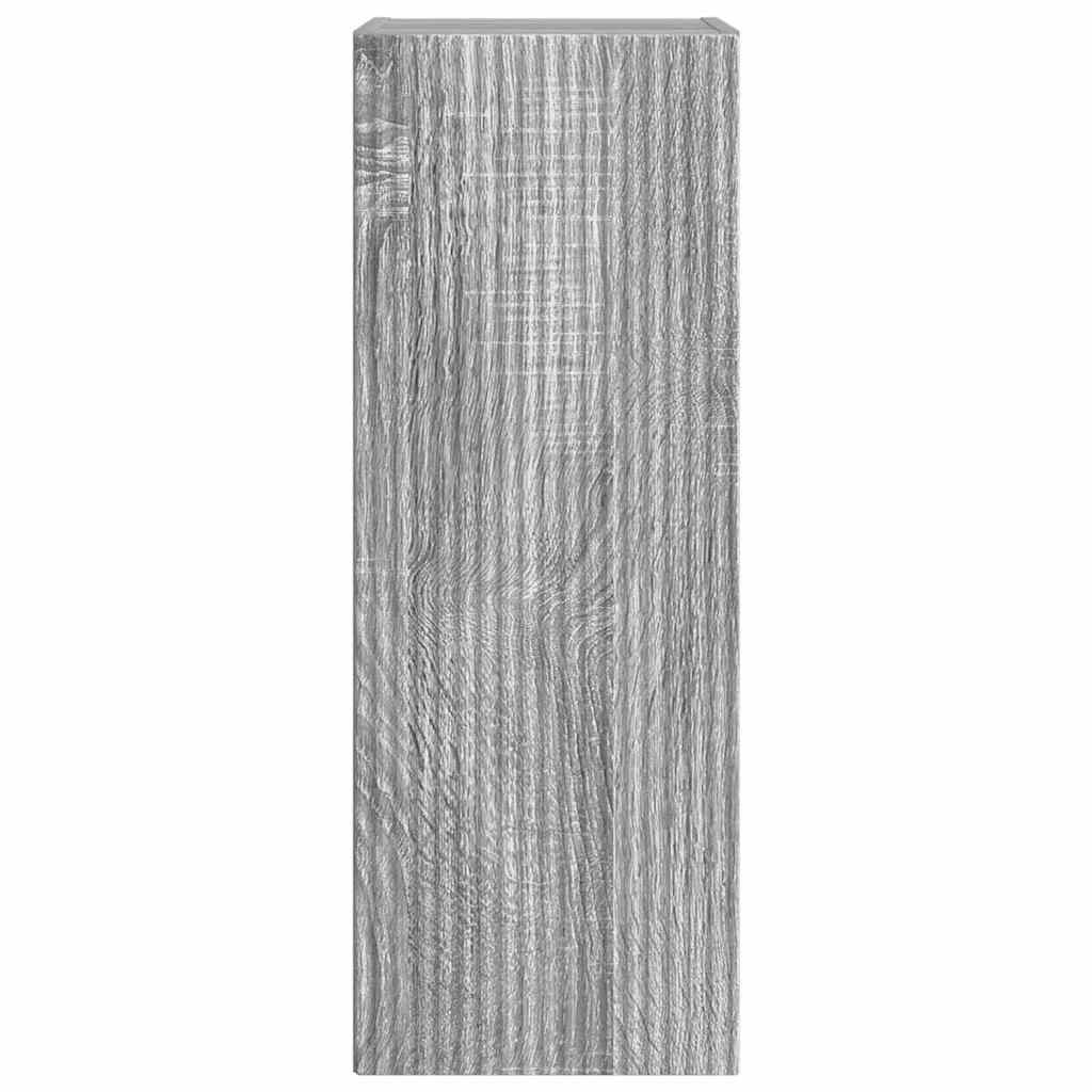 TV Wall Cabinet Wall-mounted 2 pcs Grey Sonoma 30 x 31 x 80 cm