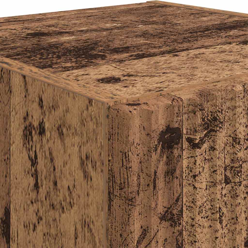TV Wall Cabinet Old Wood 30 x 31 x 80 cm Engineered Wood