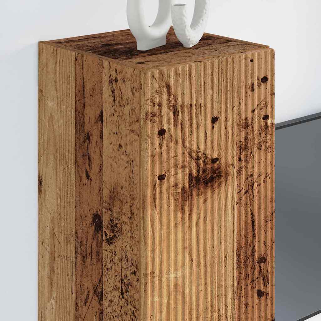 TV Wall Cabinet Old Wood 30 x 31 x 80 cm Engineered Wood