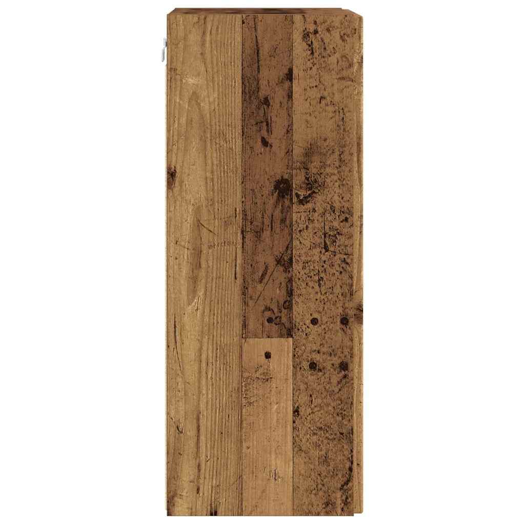 TV Wall Cabinet Old Wood 30 x 31 x 80 cm Engineered Wood