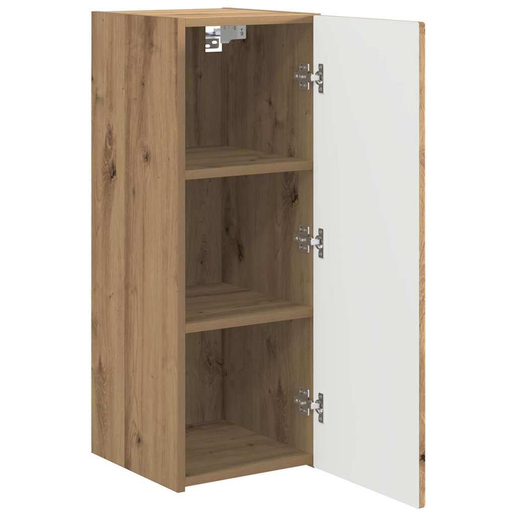 TV Wall Cabinet Artisian Oak 30 x 31 x 80 cm Engineered Wood