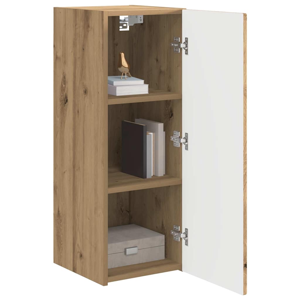 TV Wall Cabinet Artisian Oak 30 x 31 x 80 cm Engineered Wood
