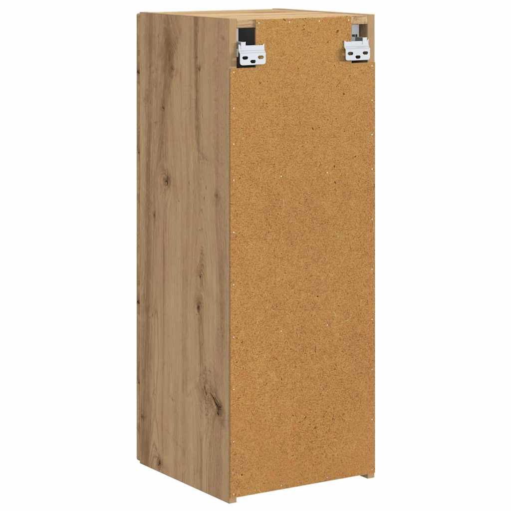 TV Wall Cabinet Wall-mounted 2 pcs Artisian Oak 30 x 31 x 80 cm