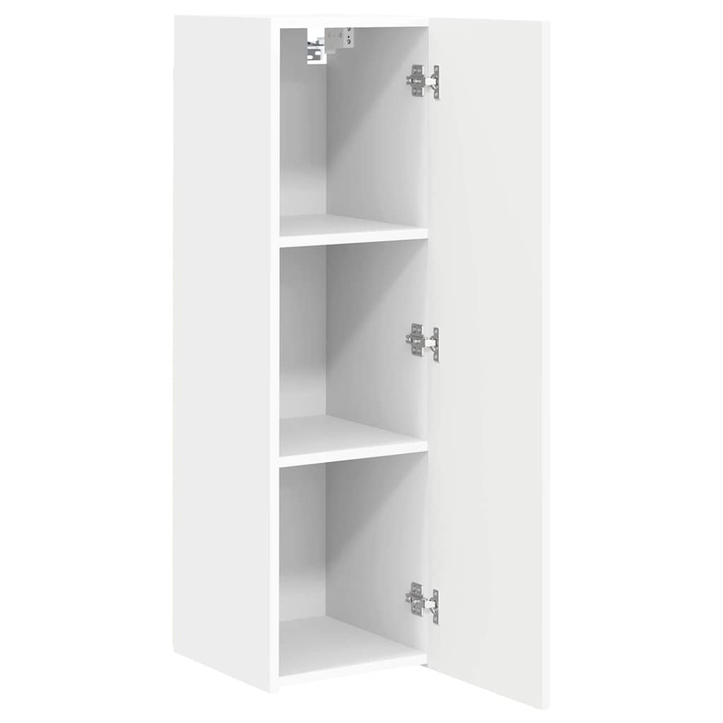 TV Wall Cabinet White 30 x 31 x 100 cm Engineered Wood