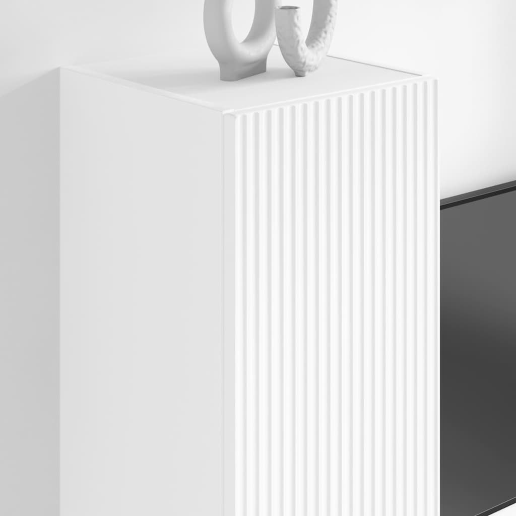 TV Wall Cabinet 2 pcs White 30 x 31 x 100 cm Engineered Wood