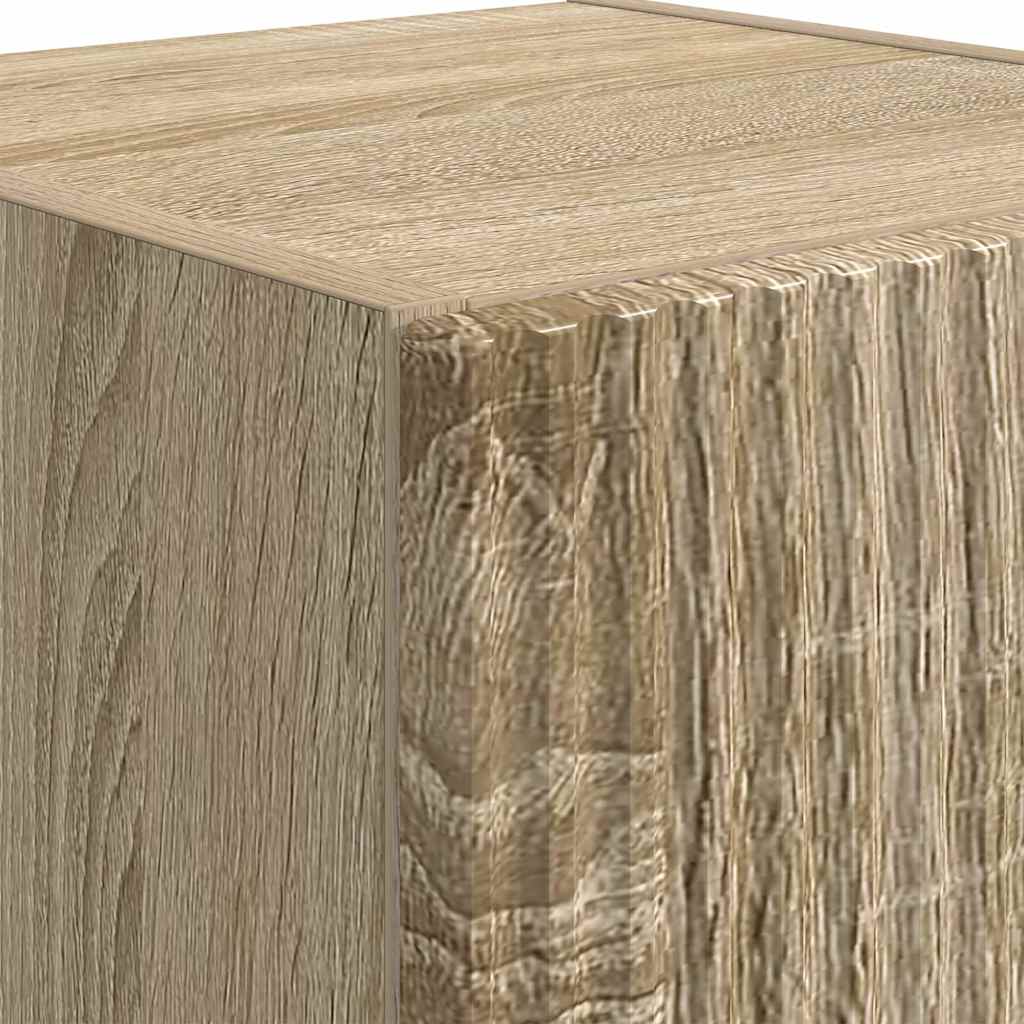 TV Wall Cabinet Sonoma 30 x 31 x 100 cm Engineered Wood
