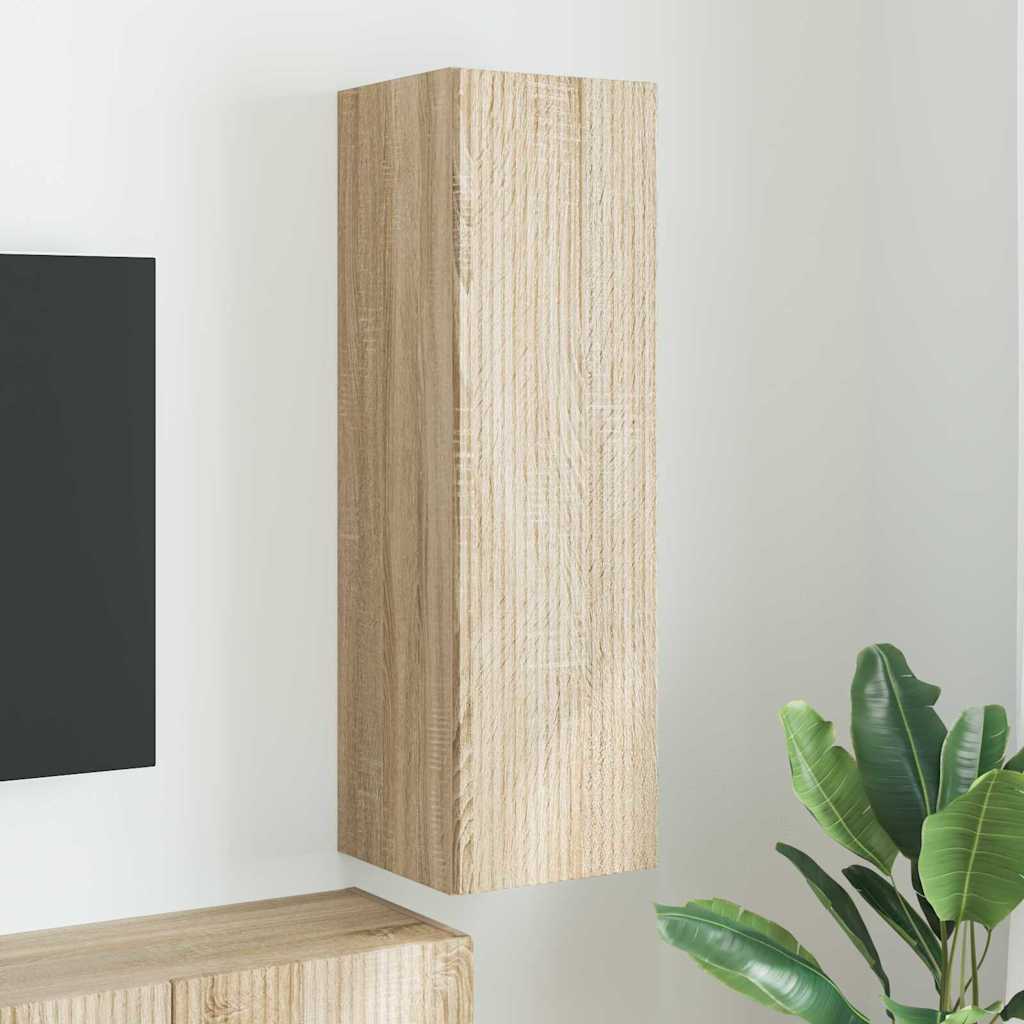 TV Wall Cabinet Sonoma 30 x 31 x 100 cm Engineered Wood