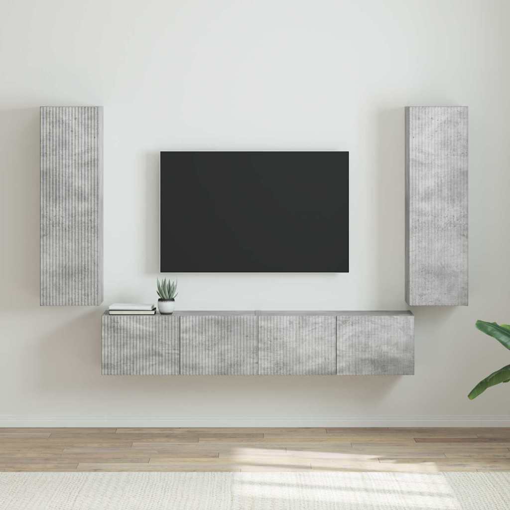 TV Wall Cabinet 2 pcs Concerte 30 x 31 x 100 cm Engineered Wood