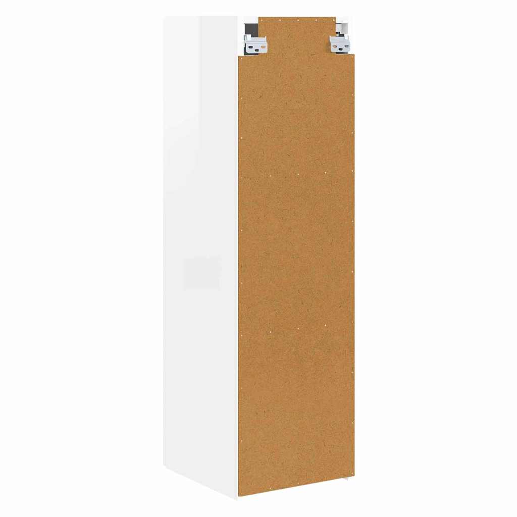 TV Wall Cabinet Gloss White 30 x 31 x 100 cm Engineered Wood