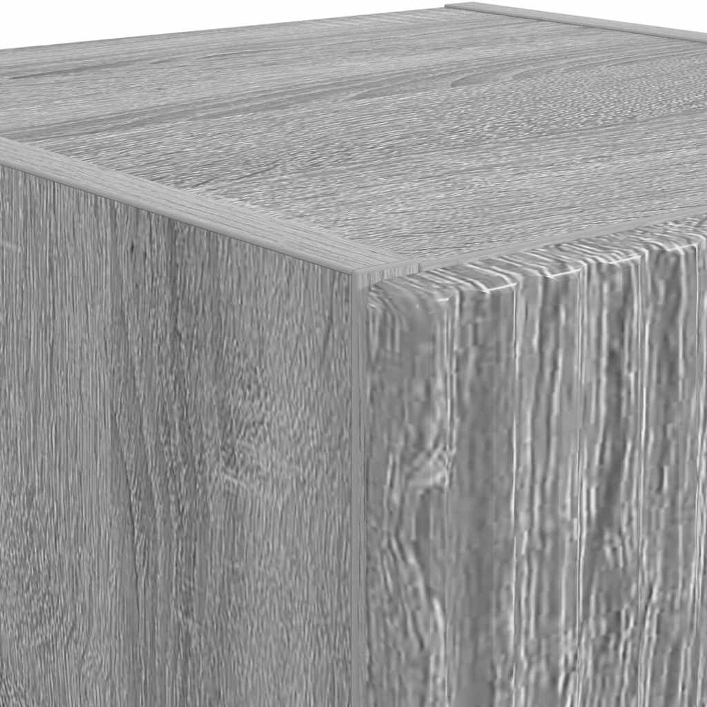 TV Wall Cabinet Wall-mounted 2 pcs Grey Sonoma 30 x 31 x 100 cm
