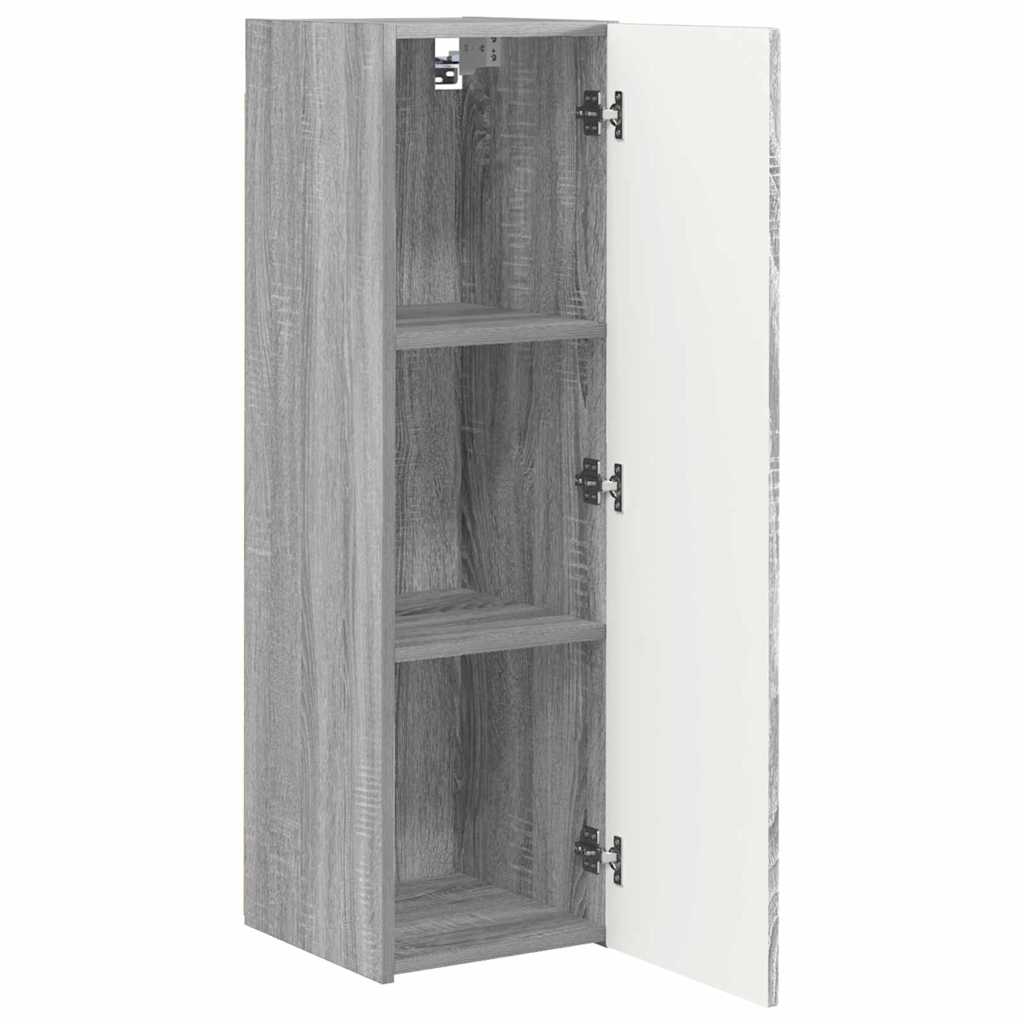 TV Wall Cabinet Wall-mounted 2 pcs Grey Sonoma 30 x 31 x 100 cm