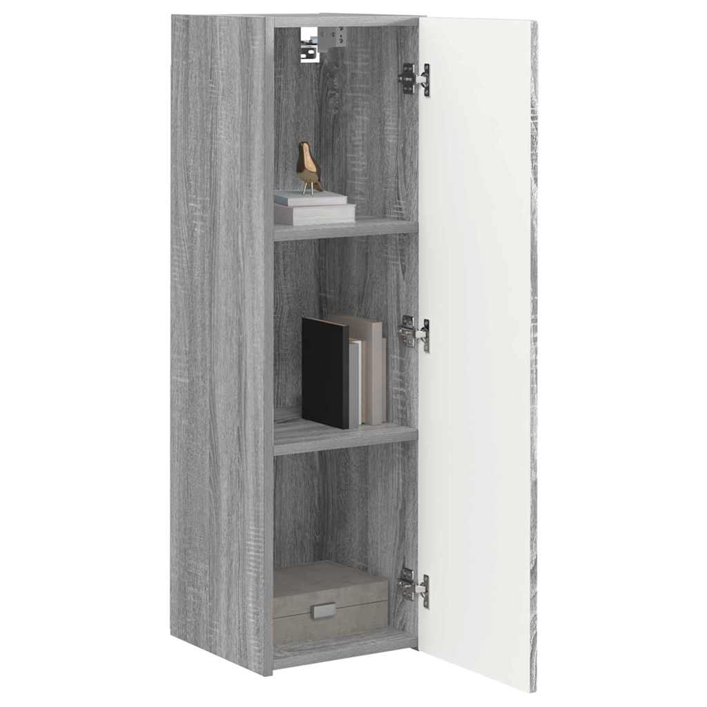 TV Wall Cabinet Wall-mounted 2 pcs Grey Sonoma 30 x 31 x 100 cm