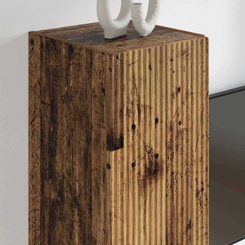 TV Wall Cabinet Old Wood 30 x 31 x 100 cm Engineered Wood