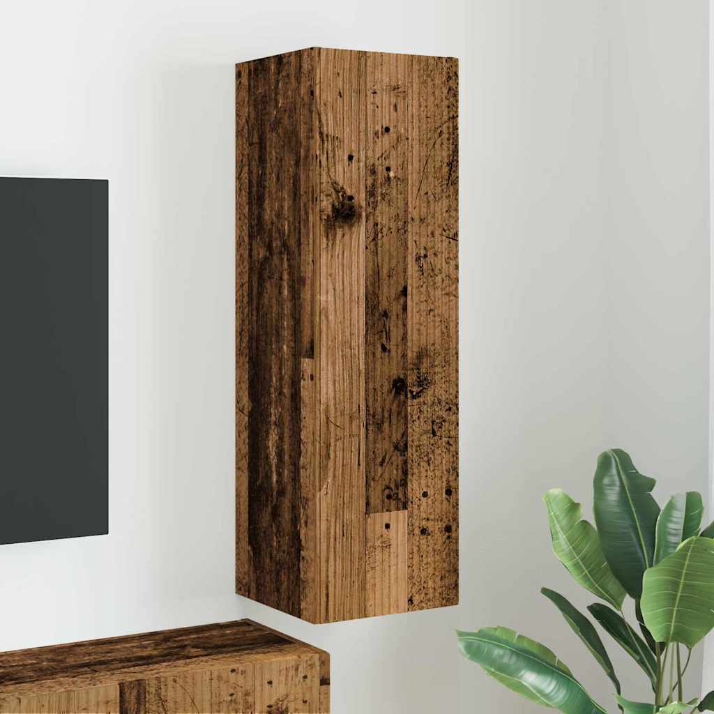 TV Wall Cabinet Old Wood 30 x 31 x 100 cm Engineered Wood
