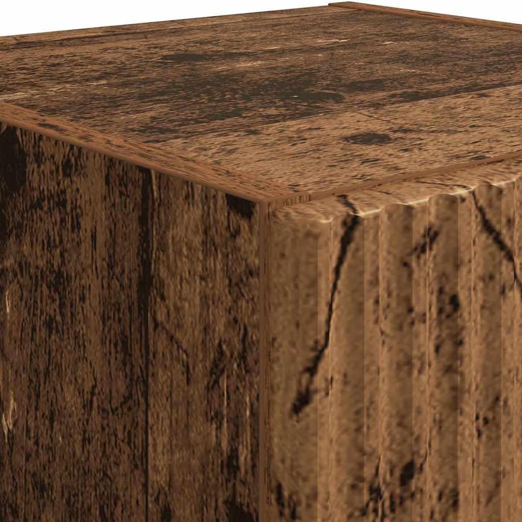 TV Wall Cabinet 2 pcs Old Wood 30 x 31 x 100 cm Engineered Wood