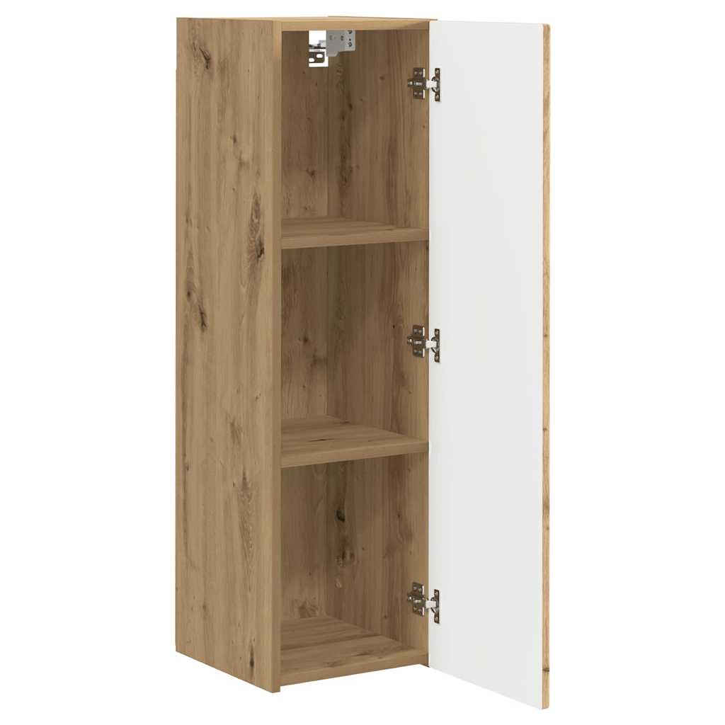TV Wall Cabinet Artisian Oak 30 x 31 x 100 cm Engineered Wood