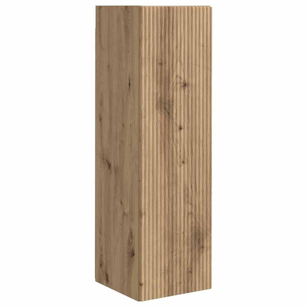 TV Wall Cabinet 2 pcs Artisian Oak 30 x 31 x 100 cm