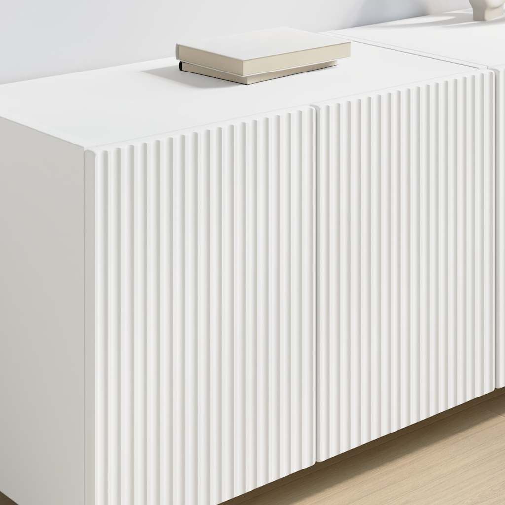 TV Wall Cabinet White 59.5 x 31 x 40 cm Engineered Wood