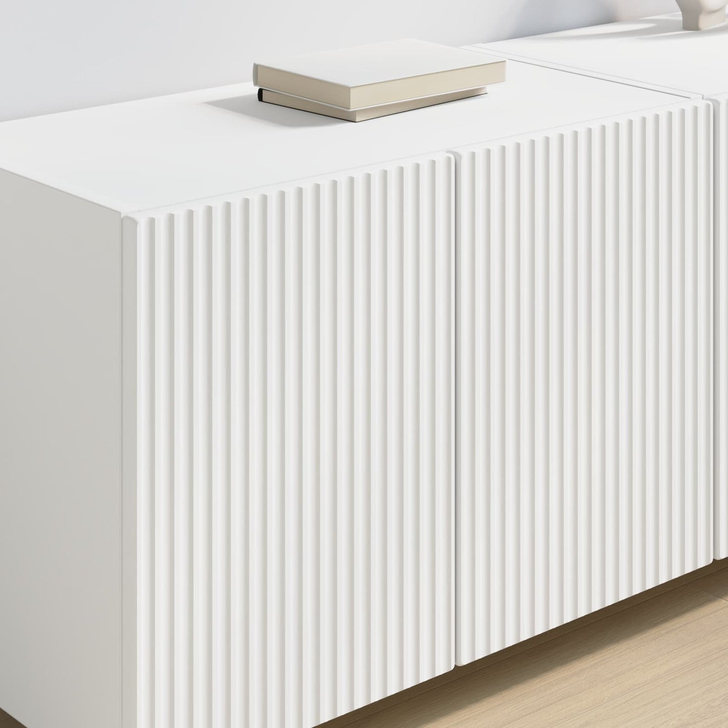 TV Wall Cabinet 59.5 x 31 x 40 cm White Engineered Wood
