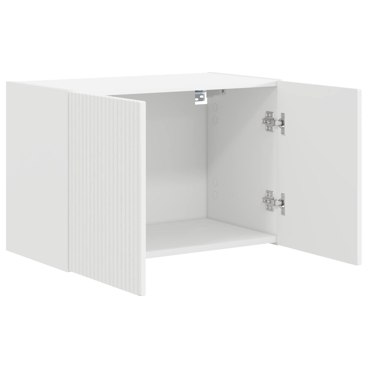 TV Wall Cabinet 59.5 x 31 x 40 cm White Engineered Wood