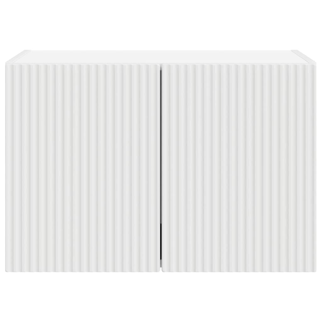 TV Wall Cabinet White 59.5 x 31 x 40 cm Engineered Wood