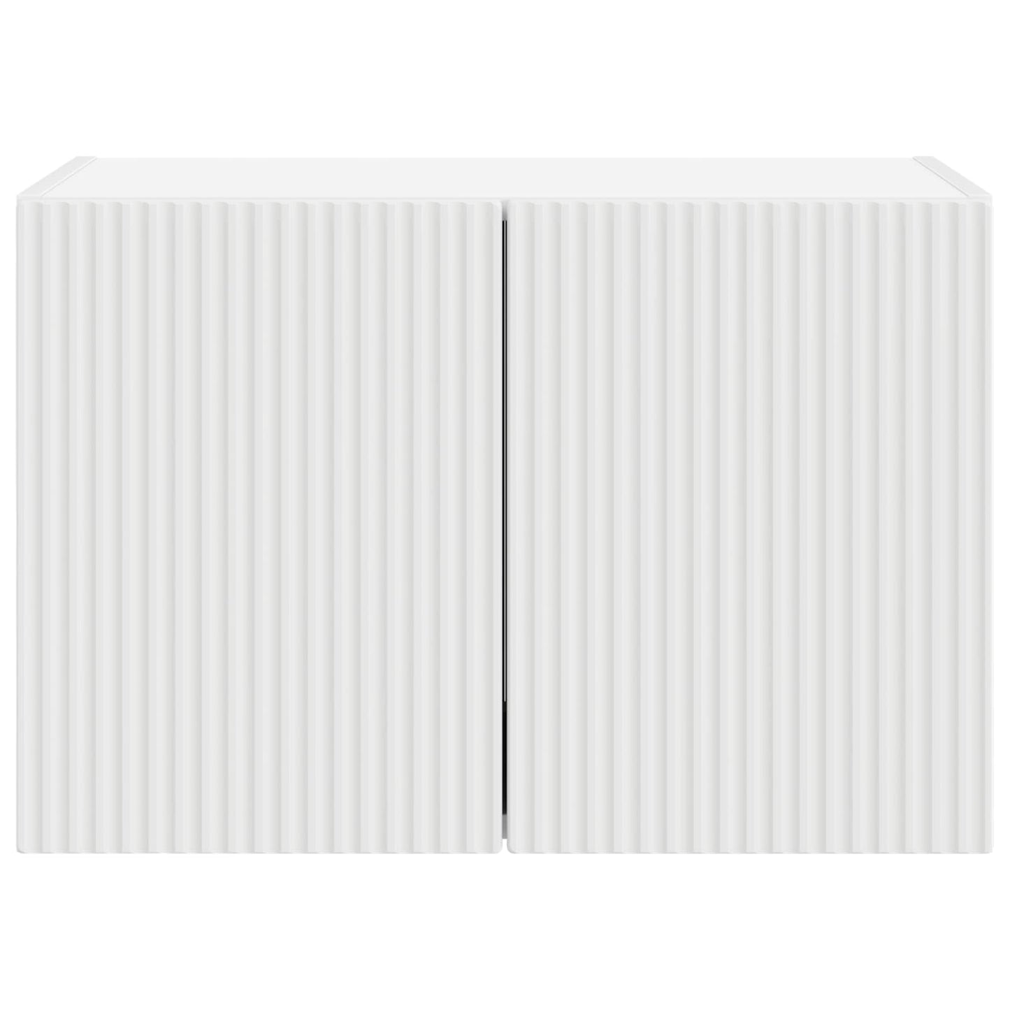 TV Wall Cabinet 59.5 x 31 x 40 cm White Engineered Wood