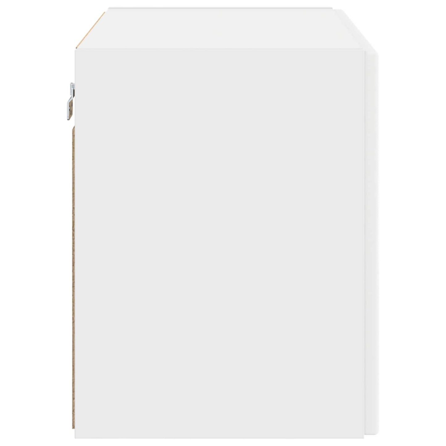 TV Wall Cabinet 59.5 x 31 x 40 cm White Engineered Wood