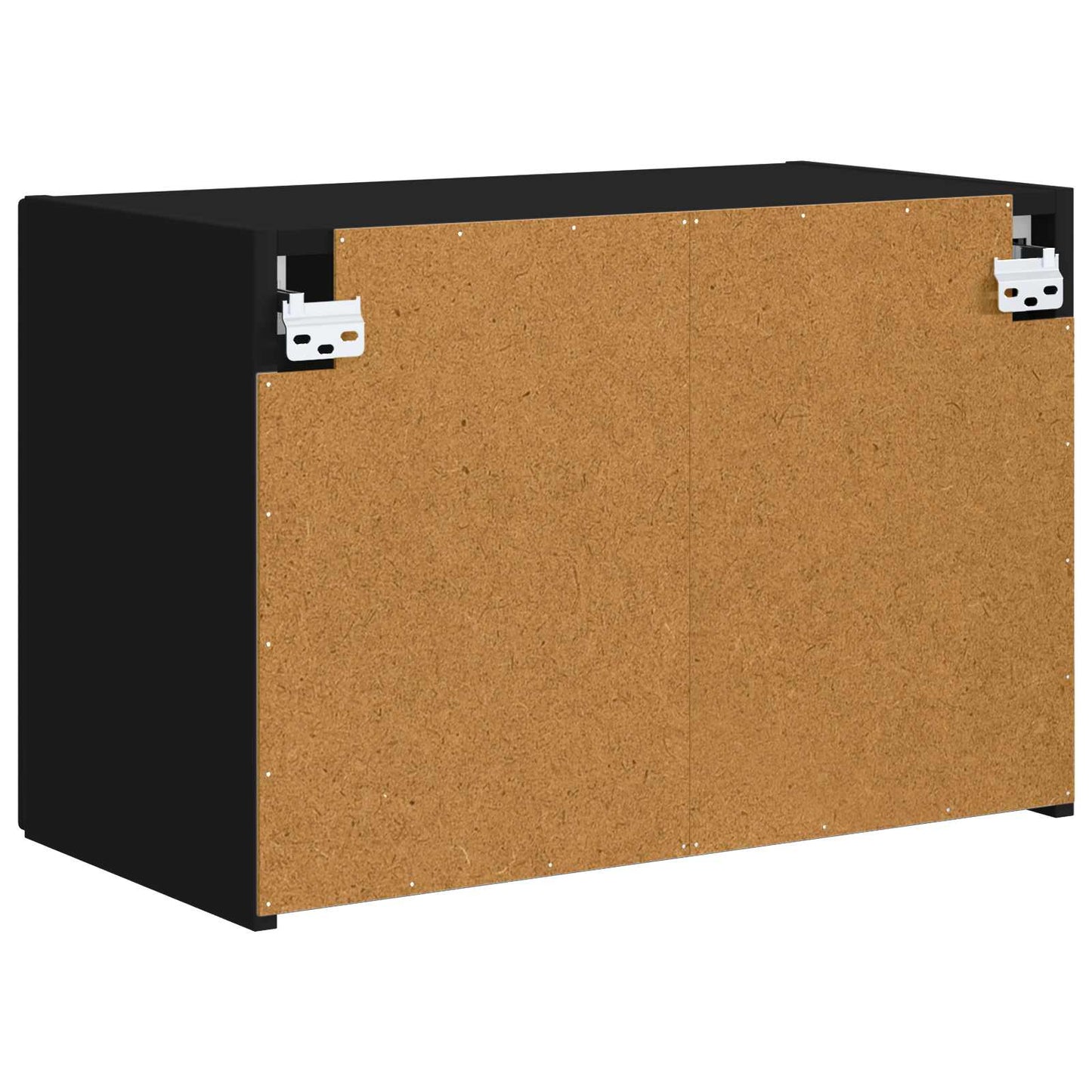 TV Wall Cabinet 59.5 x 31 x 40 cm Black Engineered Wood
