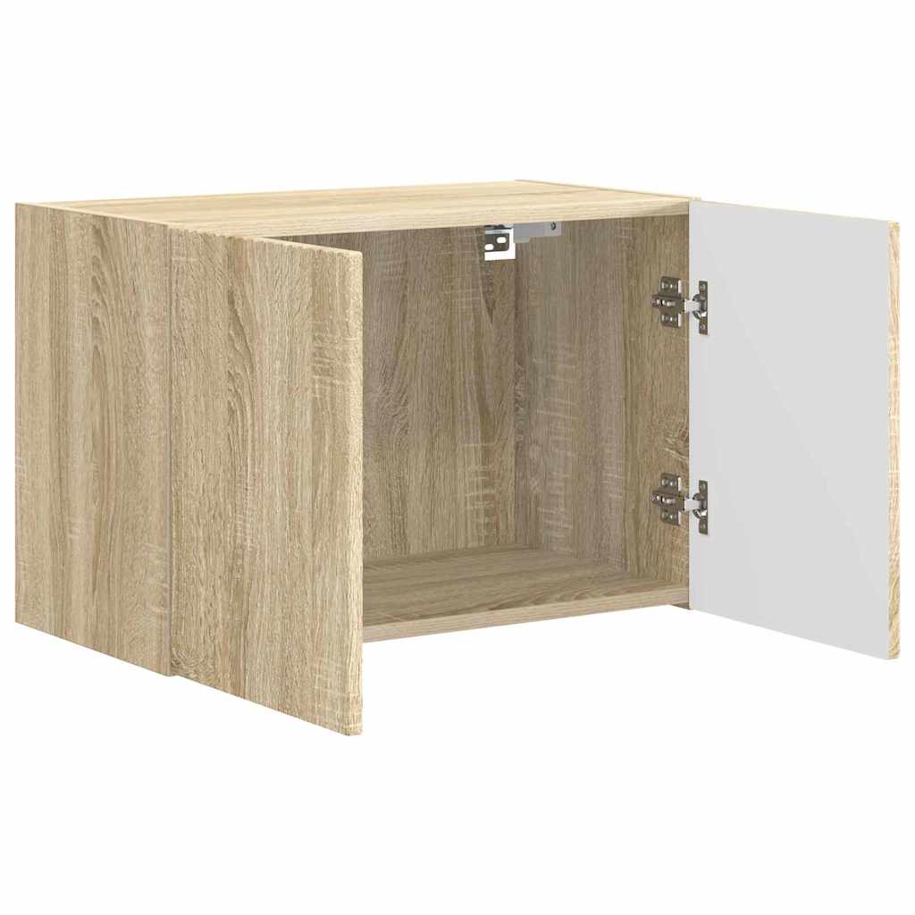 TV Wall Cabinet Sonoma Oak 59.5 x 31 x 40 cm Engineered Wood