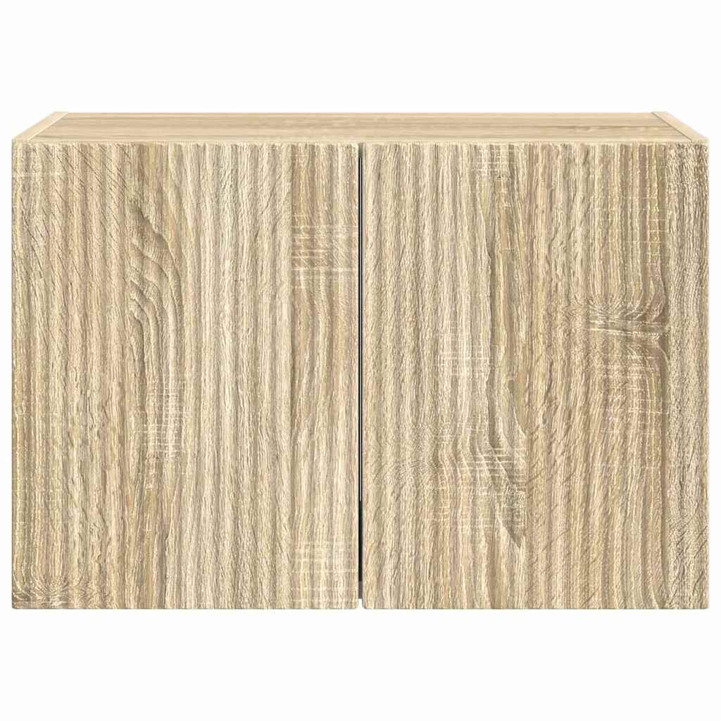 TV Wall Cabinet Sonoma Oak 59.5 x 31 x 40 cm Engineered Wood