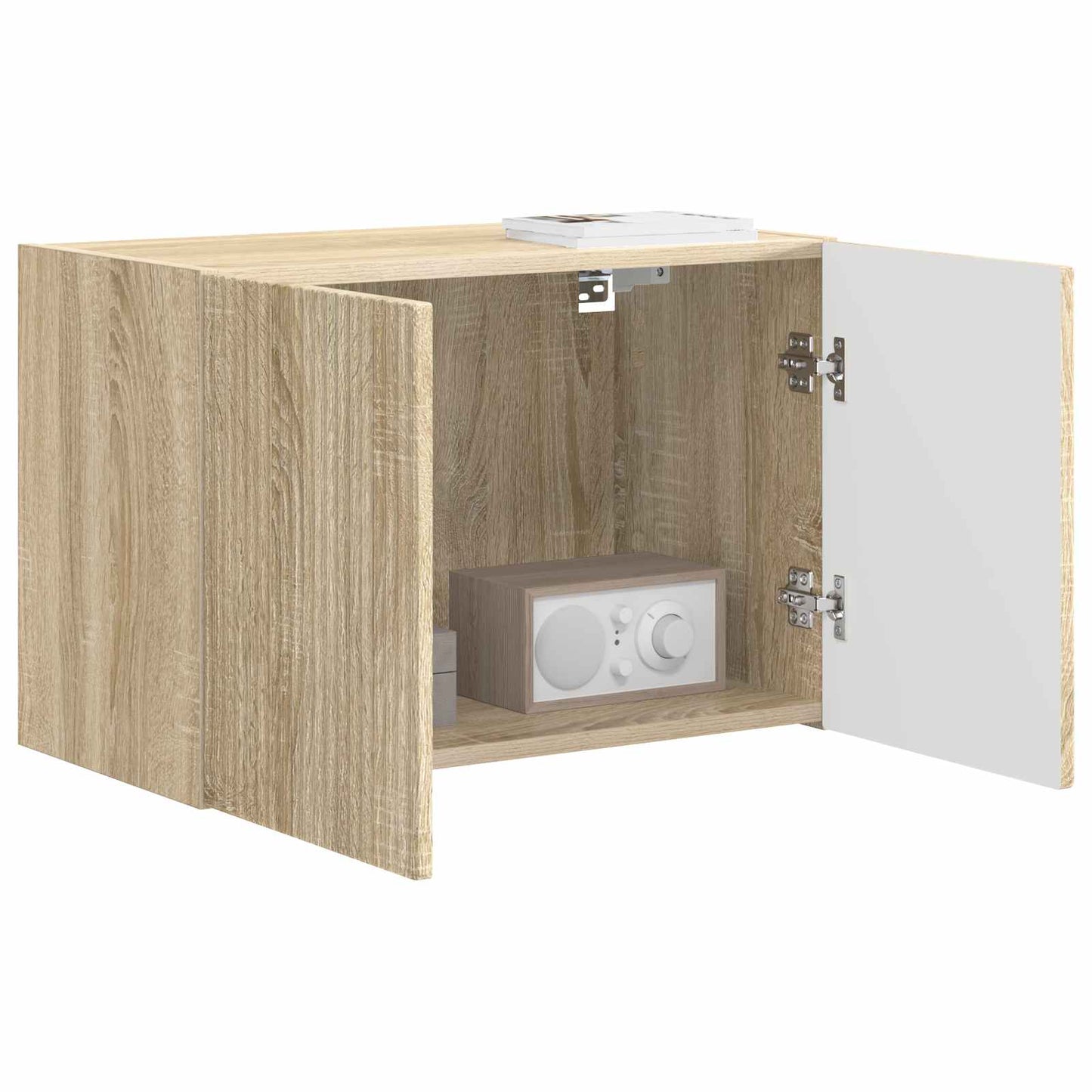 TV Wall Cabinet 59.5 x 31 x 40 cm Sonoma Oak Engineered Wood