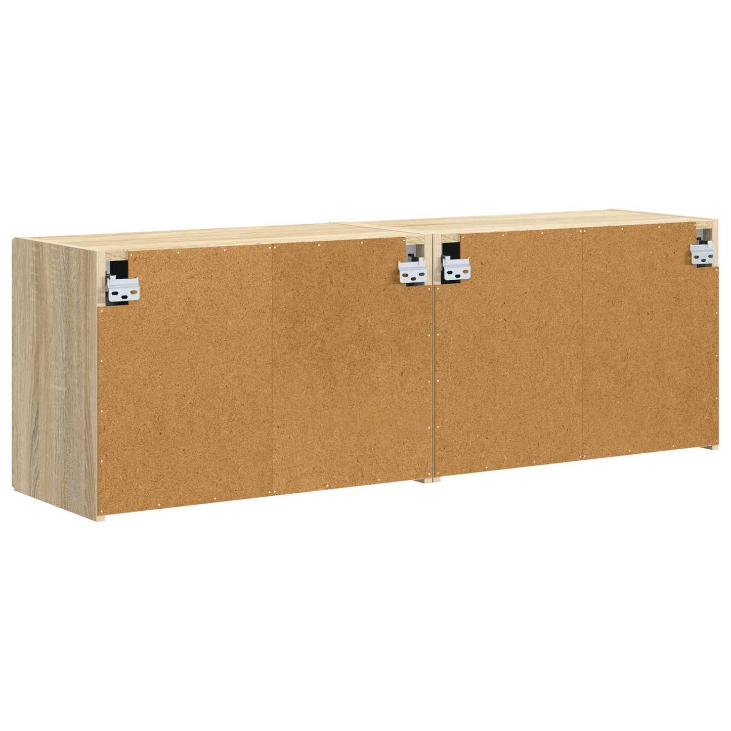 TV Wall Cabinet 2 pcs Sonoma Oak Engineered Wood