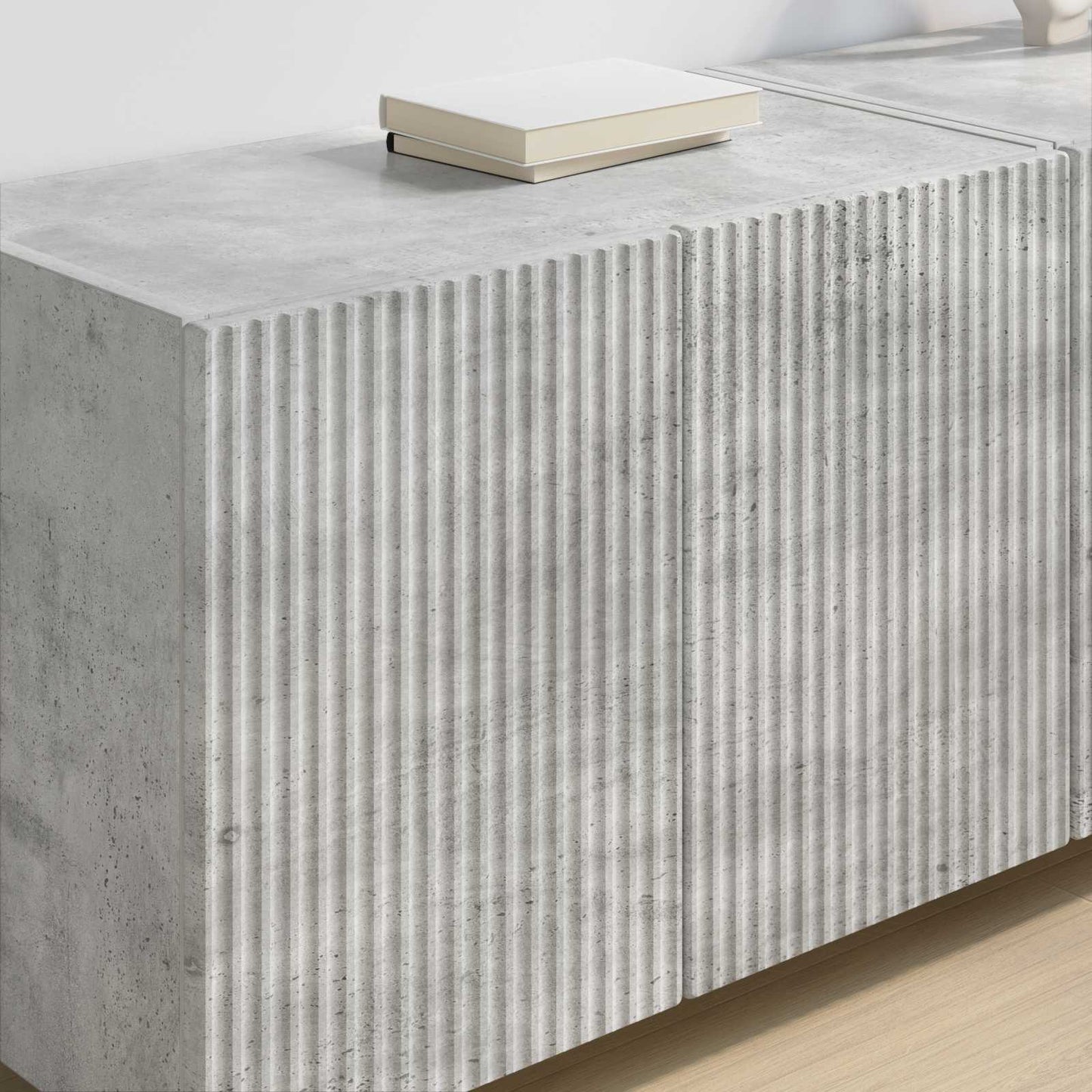 TV Wall Cabinet 59.5 x 31 x 40 cm Concrete Grey Engineered Wood