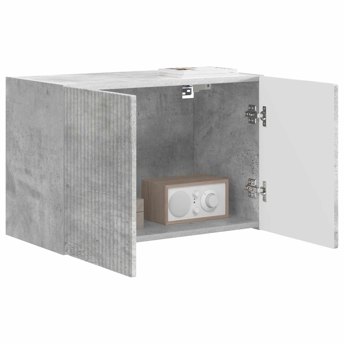 TV Wall Cabinet 59.5 x 31 x 40 cm Concrete Grey Engineered Wood