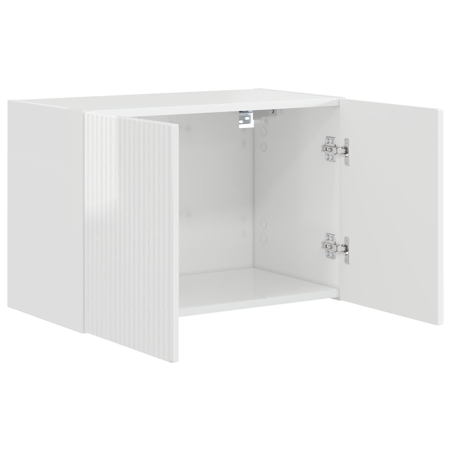 TV Wall Cabinet 59.5 x 31 x 40 cm High Gloss White