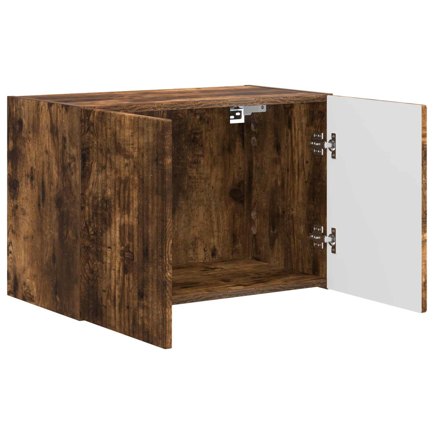 TV Wall Cabinet 59.5 x 31 x 40 cm Smoked Oak Engineered Wood