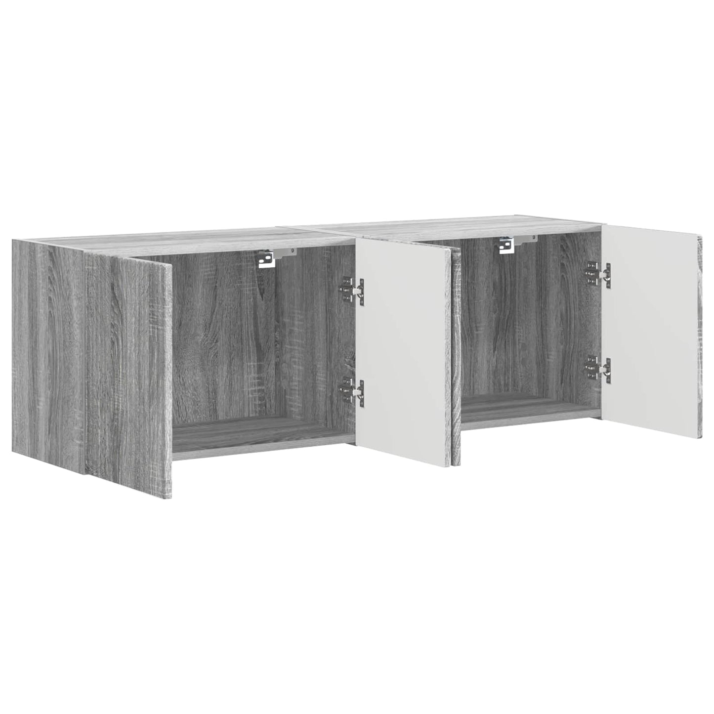 TV Wall Cabinet 2 pcs Grey Sonoma Engineered Wood
